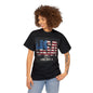 USA Made In America Unisex Heavy Cotton Tee