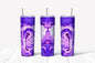 Purple Marble Tumbler 20 oz